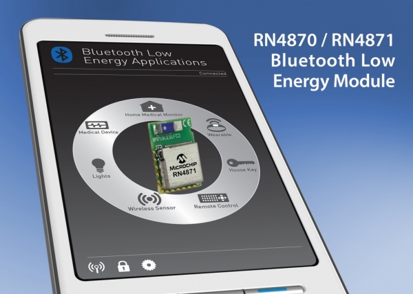 RN4870 i RN4871 – moduły BLE 4.2